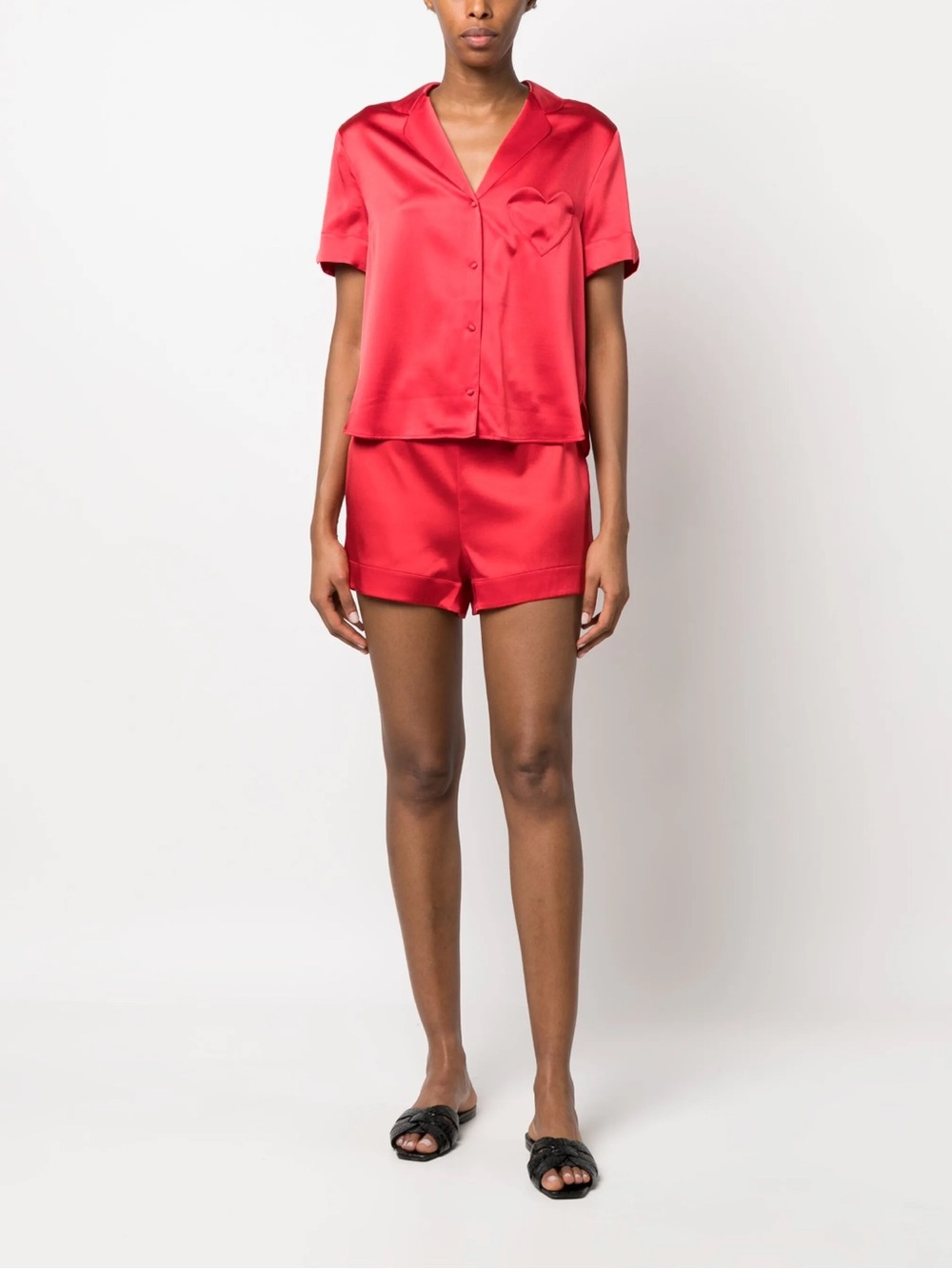 Agent Provocateur Joie Red Silk Pajama Set ❤️ M/L